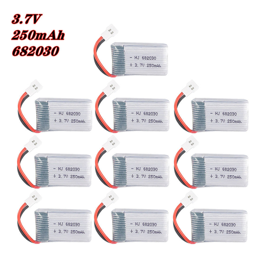 Rc Hobby Vehicles - 4/5/10 adet Yüksek Oran 3.7V 250mAh