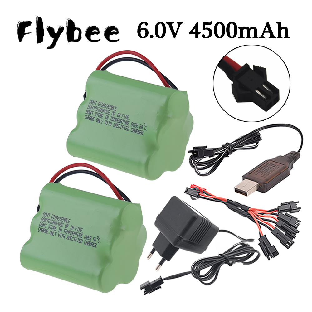 Rc Hobby Charger - 6v 4500mAh Ni-MH pil SM fiş