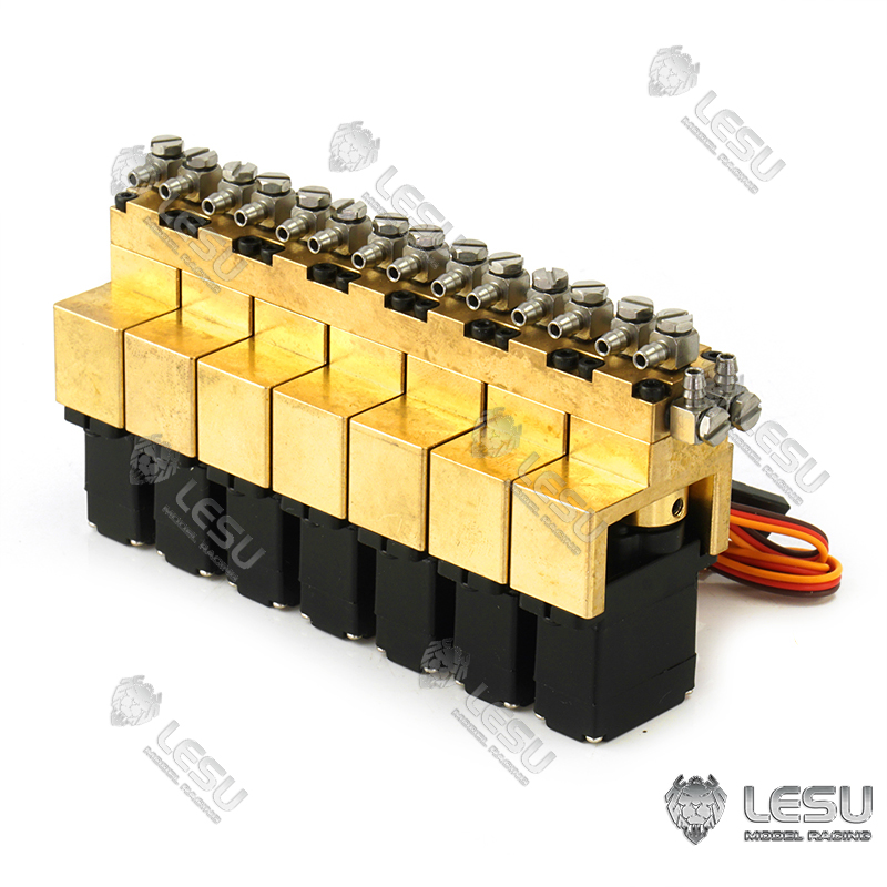 Rc Excavator Hydraulic - LESU hidrolik model 1-7 yollu çok