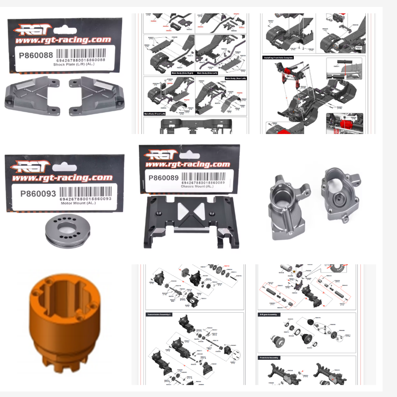 RGT Yedek Parçaları P860086 P8 - Rc Hobby Grade Crawler incelemesi ve fiyatı